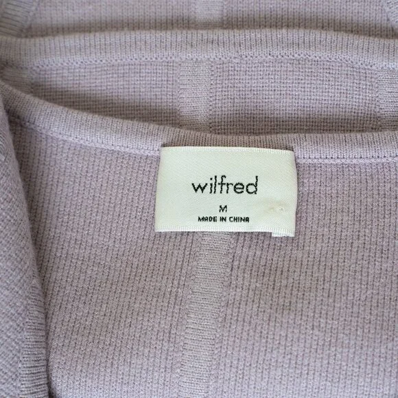 Aritzia Wilfred Natalie Sculp Knit Sweater Top - Picture 3 of 6